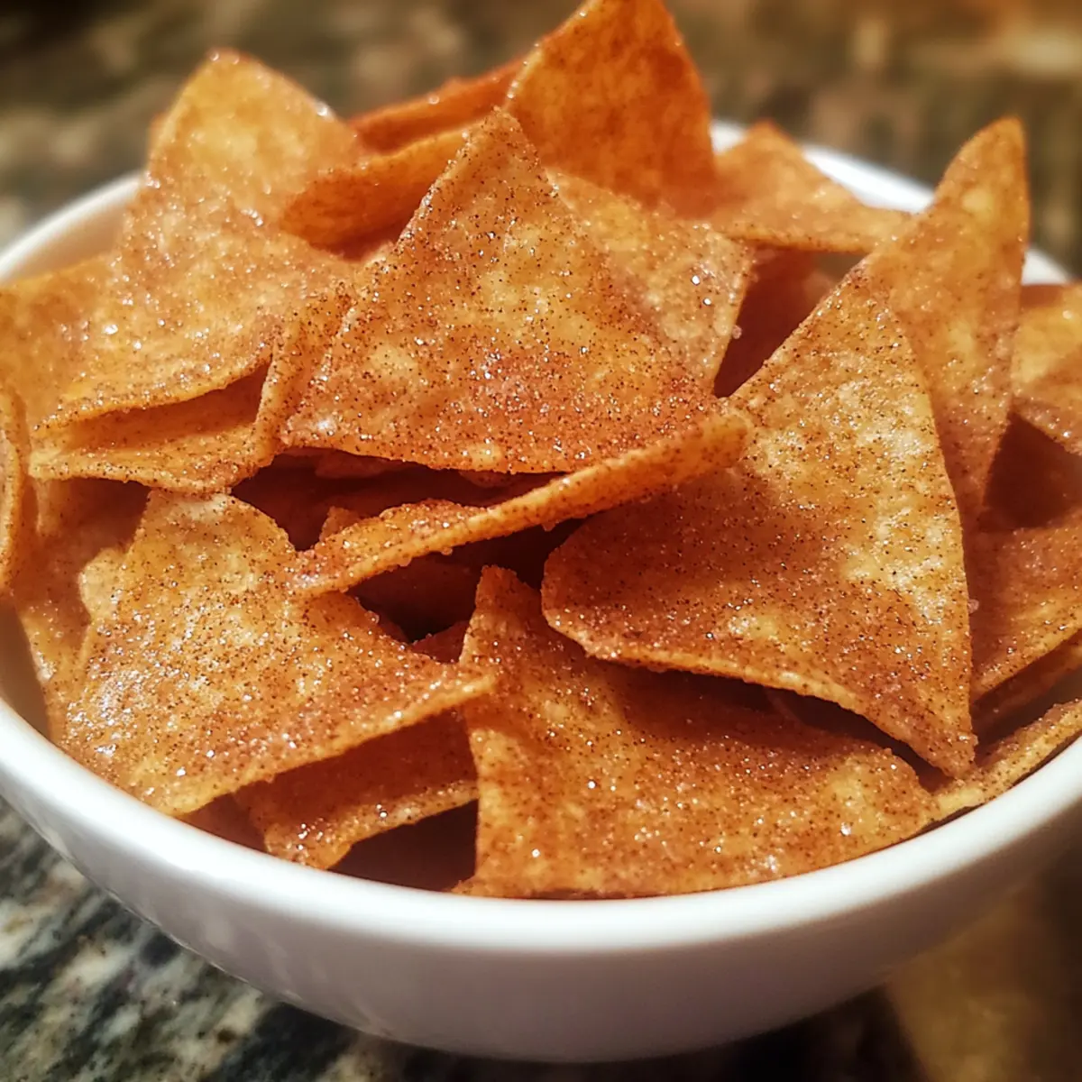 Easy Quick Cinnamon Sugar Tortilla Chips for Irresistible Snacking