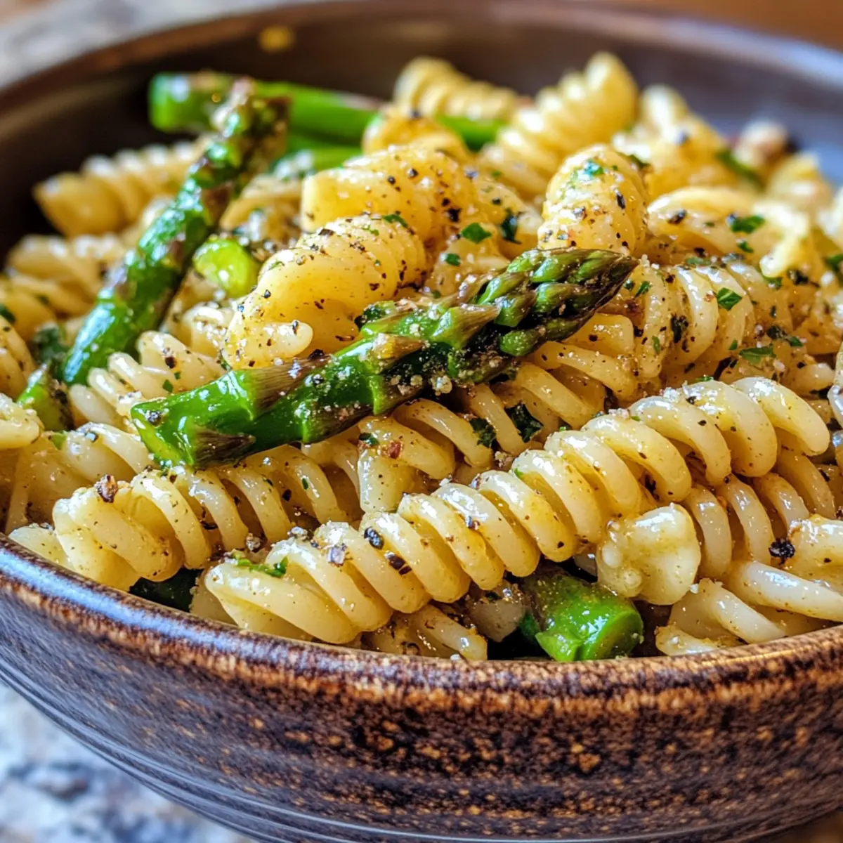 Easy Asparagus Pasta Salad With Honey Mustard You’ll Crave