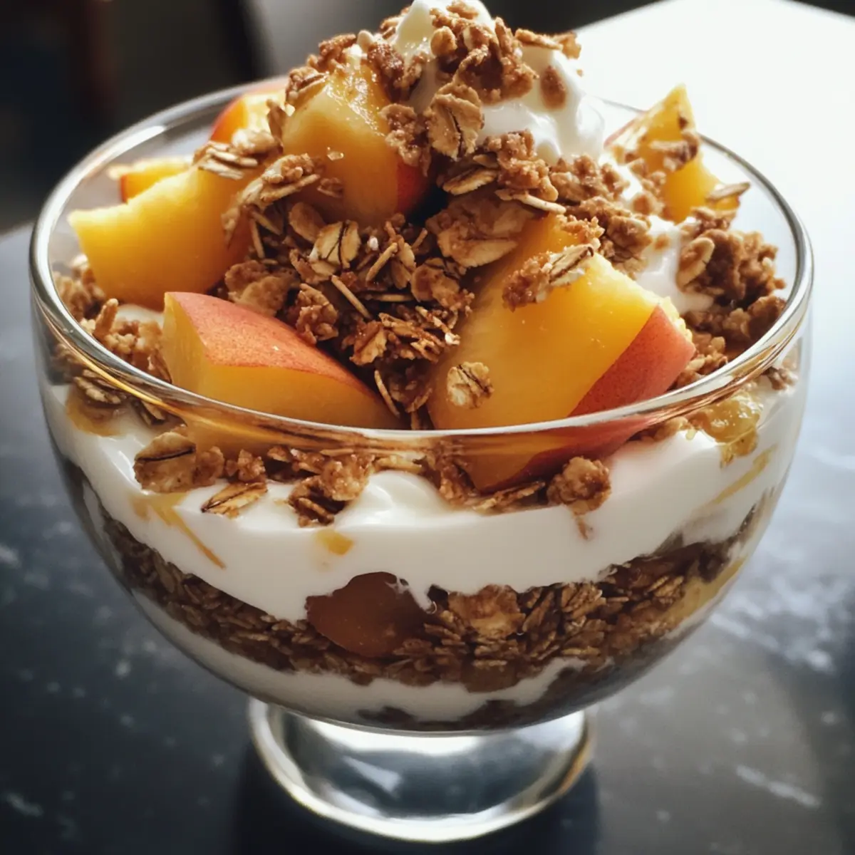 Best Peach Yogurt Granola Parfait Recipe for a Fresh Morning Boost