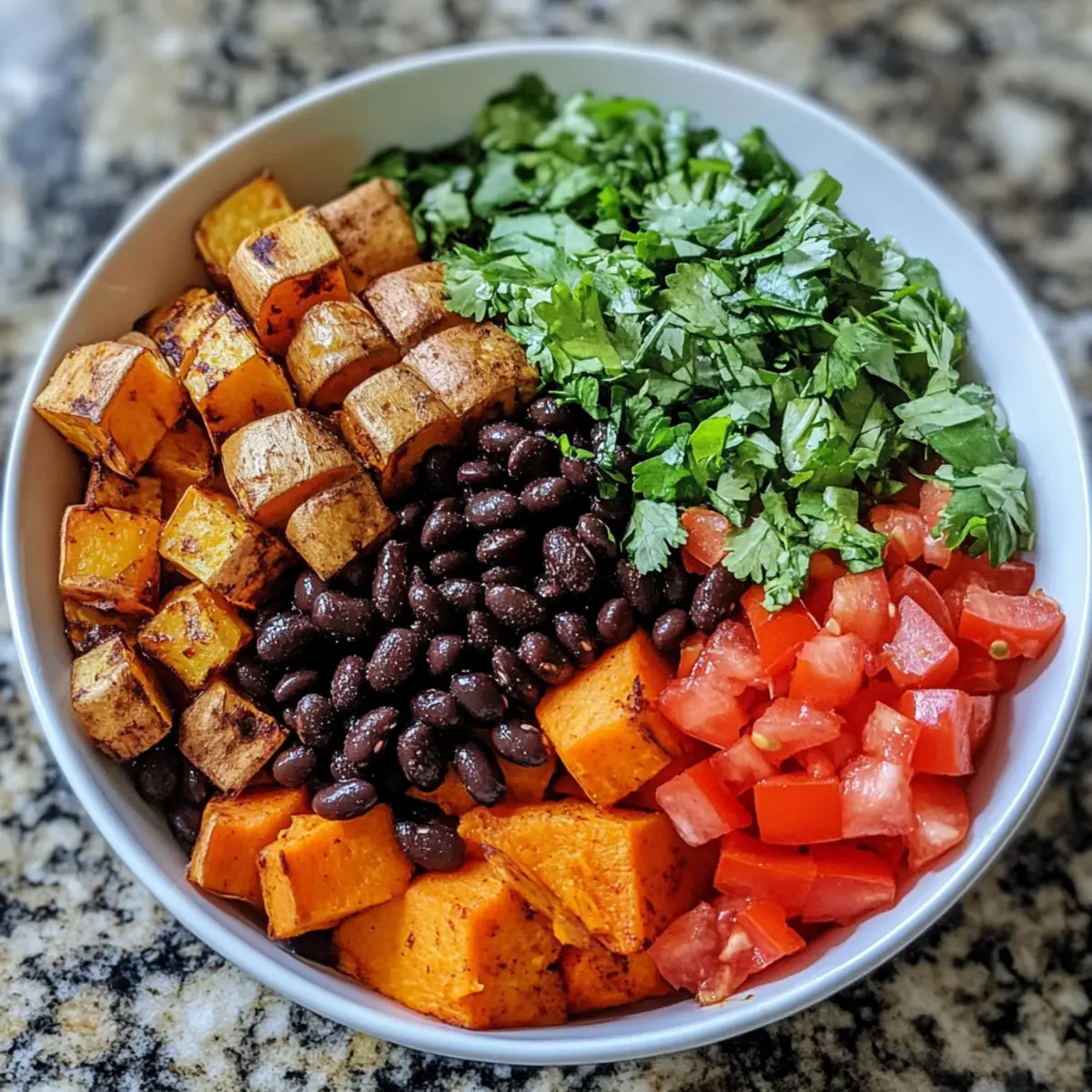 Easy Sweet Potato Black Bean Bowl