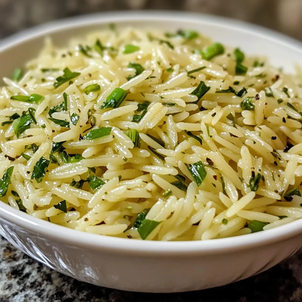 Quick Spring Herb Orzo