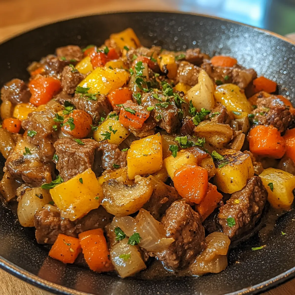 Easy Beef Vegetable Comfort Skillet: Cozy, Flavor-Packed Dinner Bliss