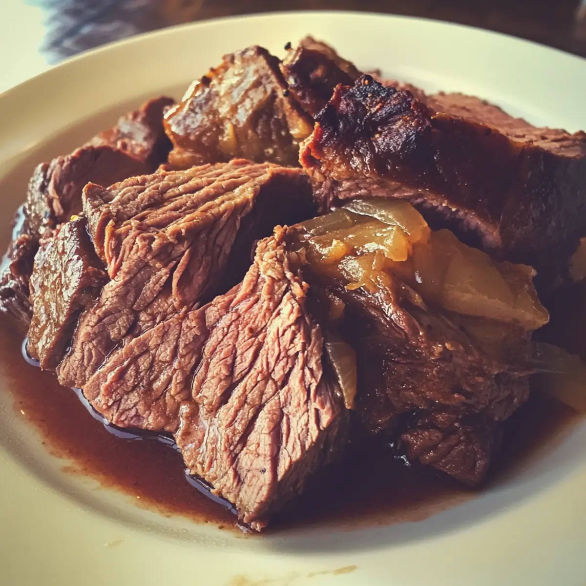 Melt-In-Your-Mouth Slow Baked Beef Chuck Roast Recipe