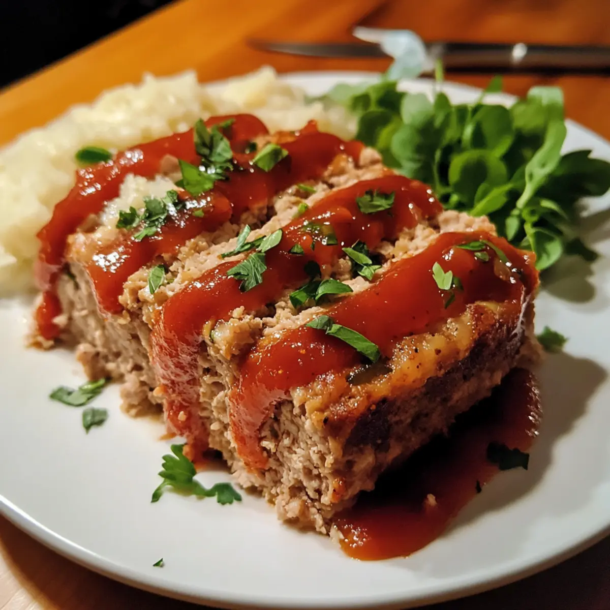 Healthy Turkey Meatloaf Dinner