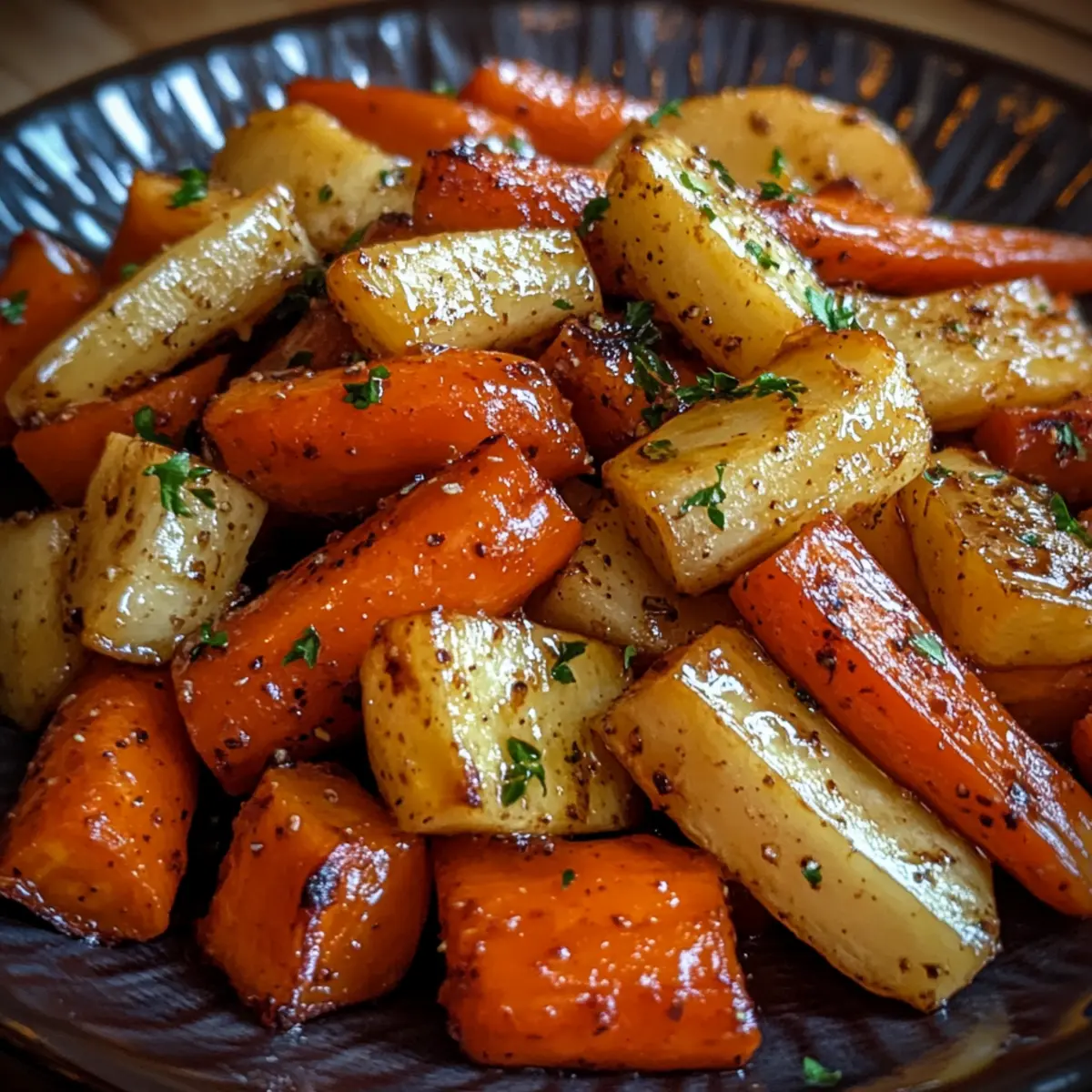 Maple Glazed Carrots and Parsnips