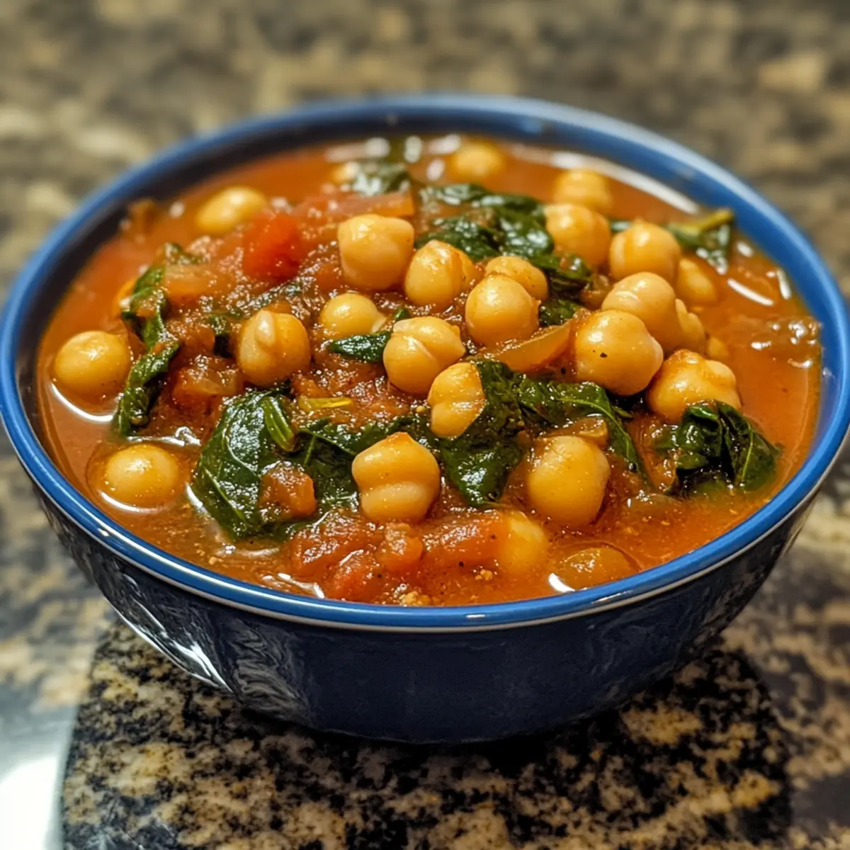 Mediterranean Spinach Chickpea Stew