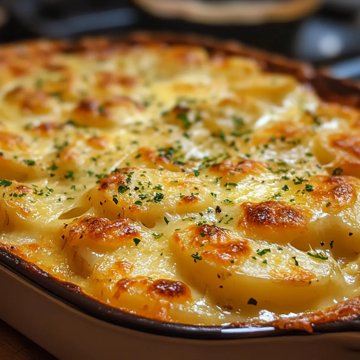 Irresistible Creamy Cheddar Potato Gratin Bake You’ll Love