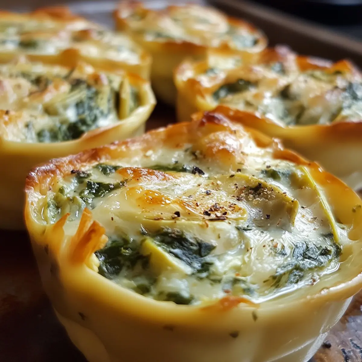 Easy Cheesy Spinach Artichoke Dip Cups You’ll Crave Every Time
