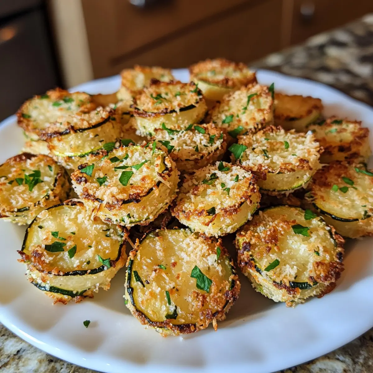 Best Crunchy Parmesan Zucchini Chip Snack Bites for Easy Homemade Munching