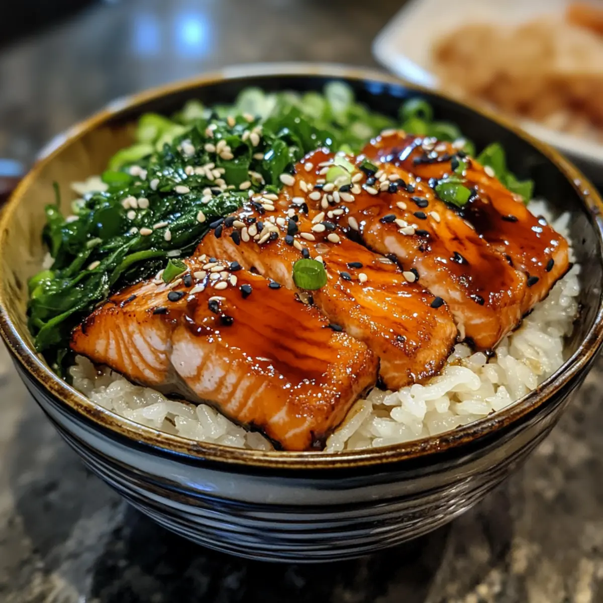 Easy Teriyaki Salmon Rice Bowl with Juicy, Flavor-Packed Bites