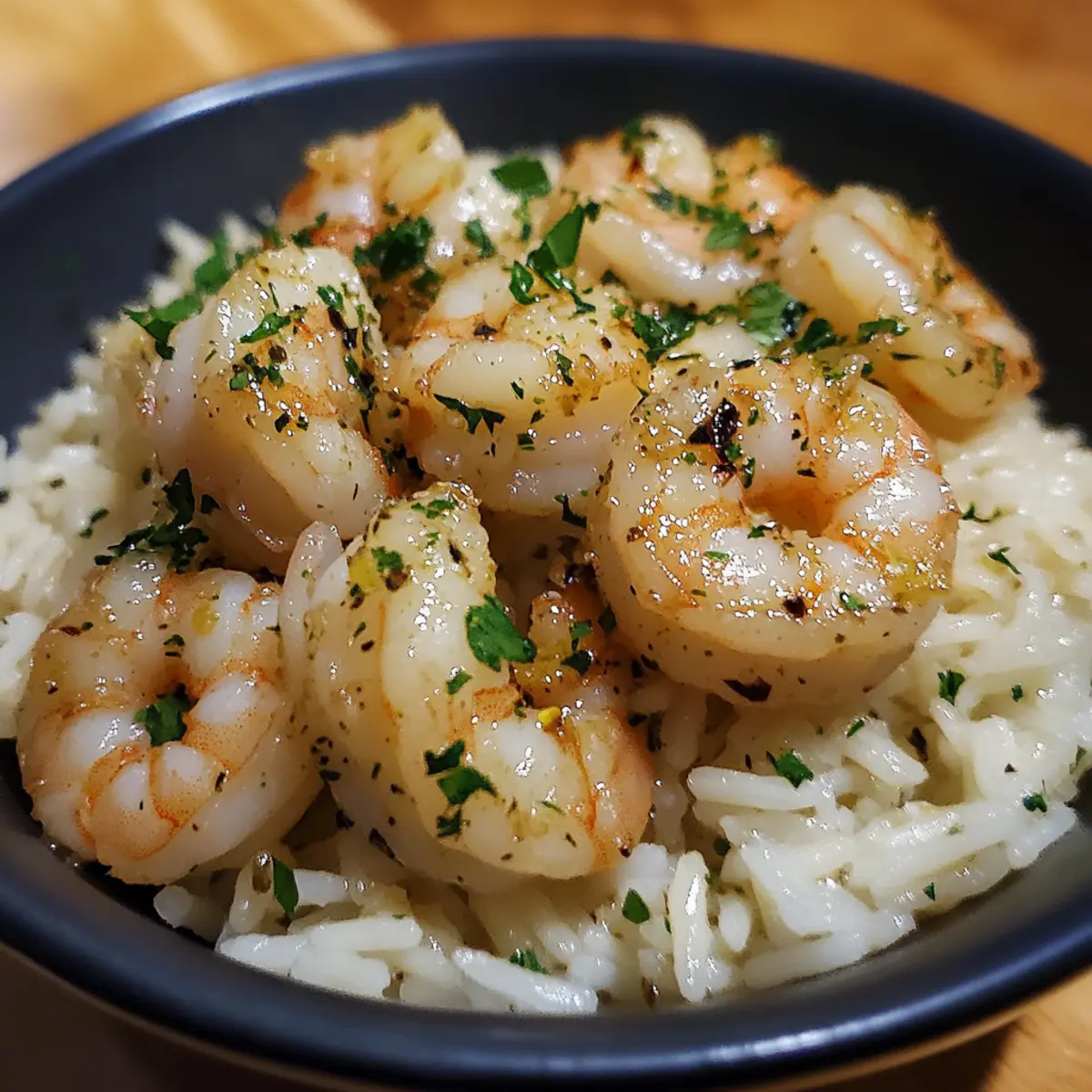 Easy Simple Lemon Butter Shrimp Rice That Bursts with Flavor