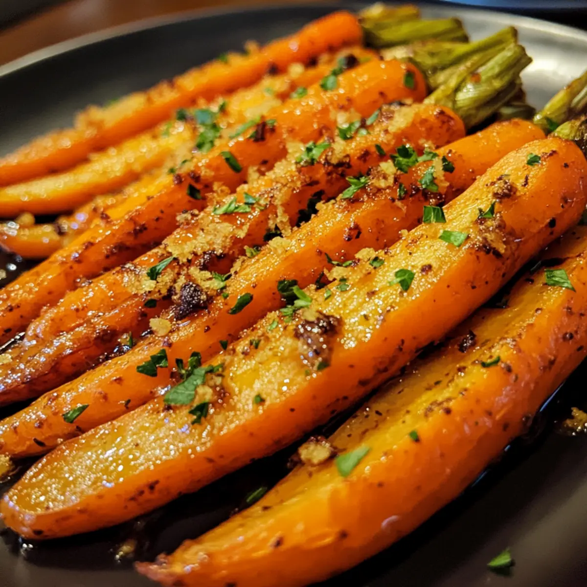 Honey Dijon Roasted Carrots